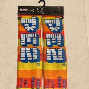 New Men’s Odd Sox Pez Flavors Crew Socks